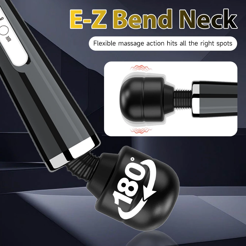 Powerful Big Size Magic Wand Vibrator G Spot Clitoris Vaginal Stimulator Massage Strong Vibration Adult Sex Toys for Woman - Image 3