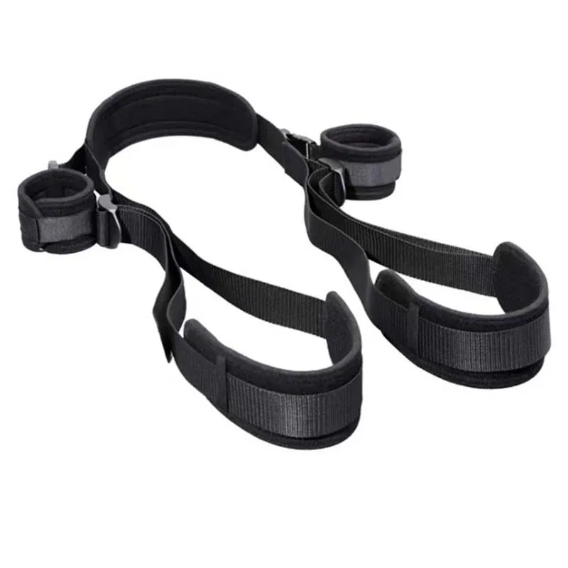 BDSM Sex Bondage Set Adult Bedroom Sex Swing Bondage Restraint Adjustable Rope With Handcuffs Neck And Legs Retraints Straps For - Image 3