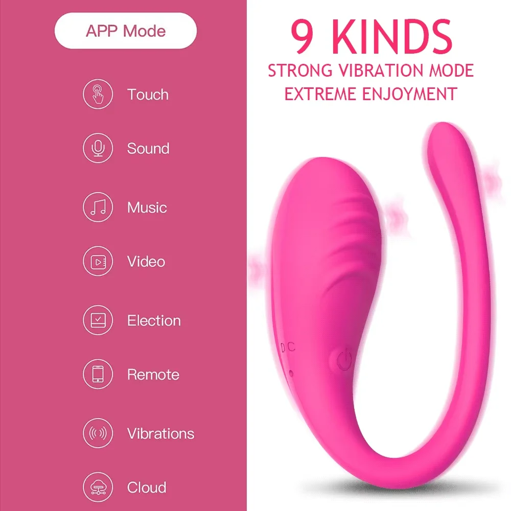 9 Speed APP Controlled Vaginal Vibrators G Spot Anal Vibrating Egg Massager Wearable Stimulator Adult Sex Toys for Women Couples - Image 3