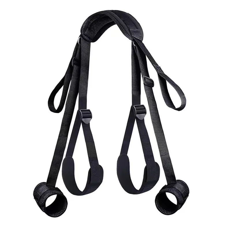 Restraint Erotica Binding Sex Forced Split Leg Straps Neck Wrist Bdsm Bondage Set Sex Toys For Woman Couples Product No Vibrator - Image 9
