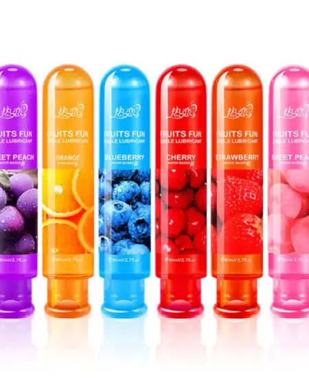 Fruity Lubricant Strawberry Flavor Lubricant Sex Lube Water Based Lubricant Oral Sex Anal Sex Masturbation Vagina Orgasm Gel