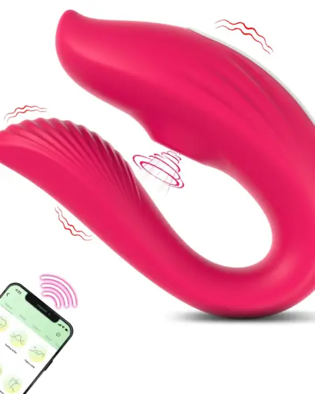 Wireless Remote Sucking Vibrator Wearable U Shaped Dildo Oral Sex Clit Massager Dual Stimulation Adult Couple Sex Toys for Women