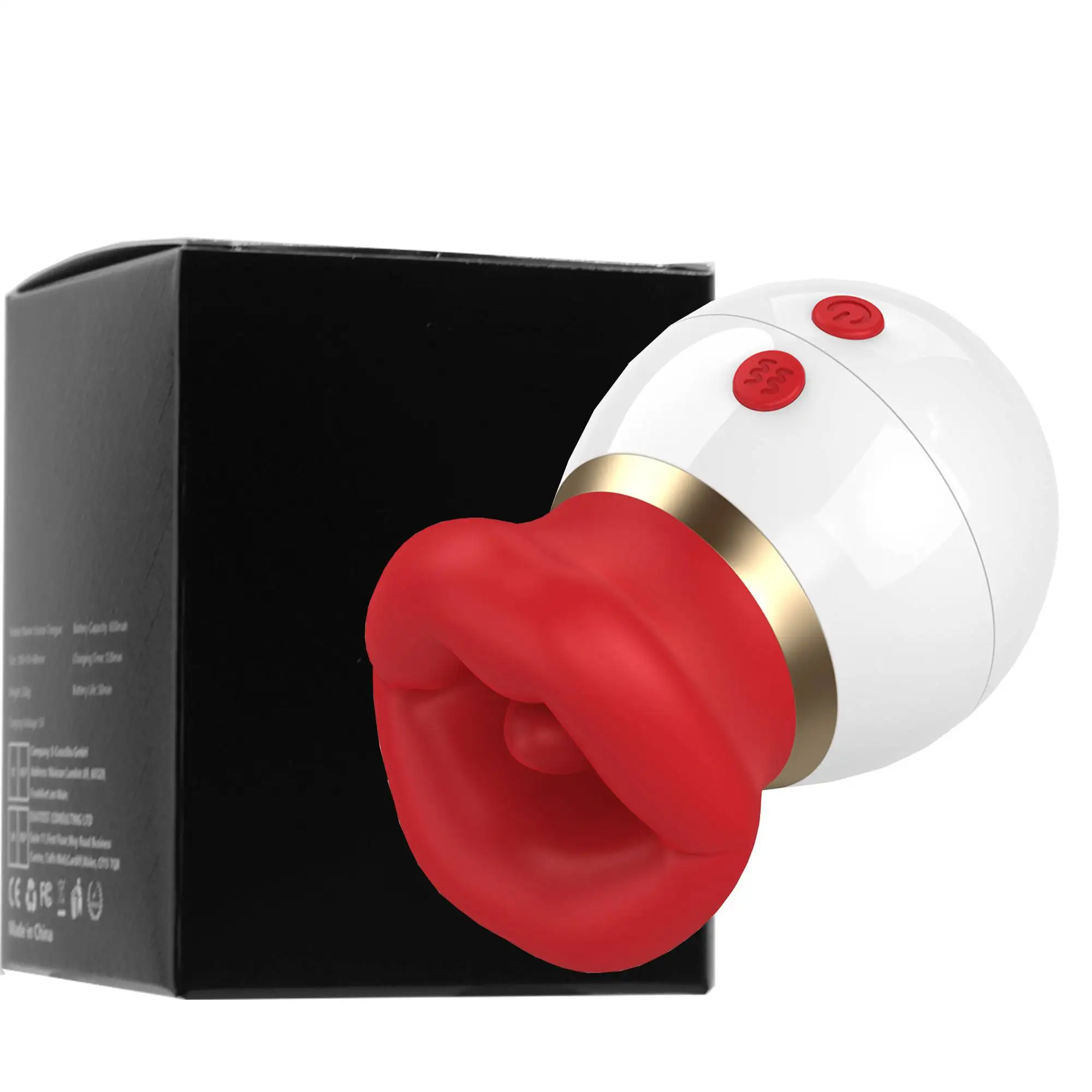 Mouth-Shaped Sucking Vibrator Tongue Licking Nipple Anal Clit Sucker Sexy G Spot Clitoral Stimulator Couples Sex Toy for Woman - Image 7
