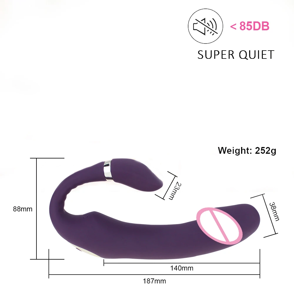 Heating Double Motor G Spot Clitoris Anal Dildo Vibrator Adult Sex Toys for Woman Masturbator 10 Mode 10 Speed Female Erotic Toy - Image 5