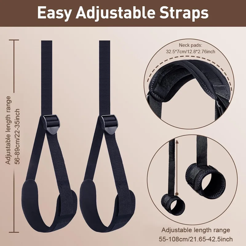 Restraint Erotica Binding Sex Forced Split Leg Straps Neck Wrist Bdsm Bondage Set Sex Toys For Woman Couples Product No Vibrator - Image 5