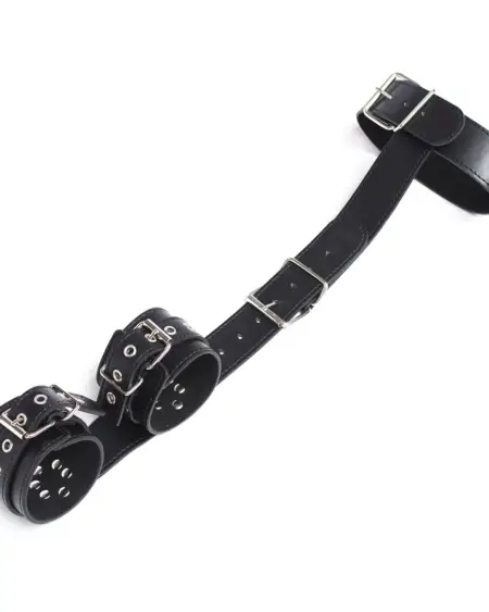 CKQU Adjustable Back Handcuff Sex Toy with Neck Collar for Couples S&M Slave Erotic Bondage Game Women's Adult Toy Kit