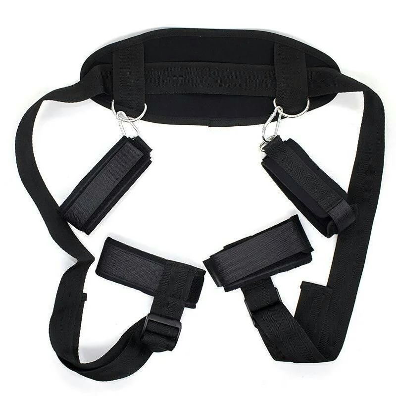 BDSM Bondage Gear Adjustable Handcuffs Ankle Cuffs Open Leg Restraint Fetish Sex Toys For Woman Couples Adult Games No Vibator - Image 6