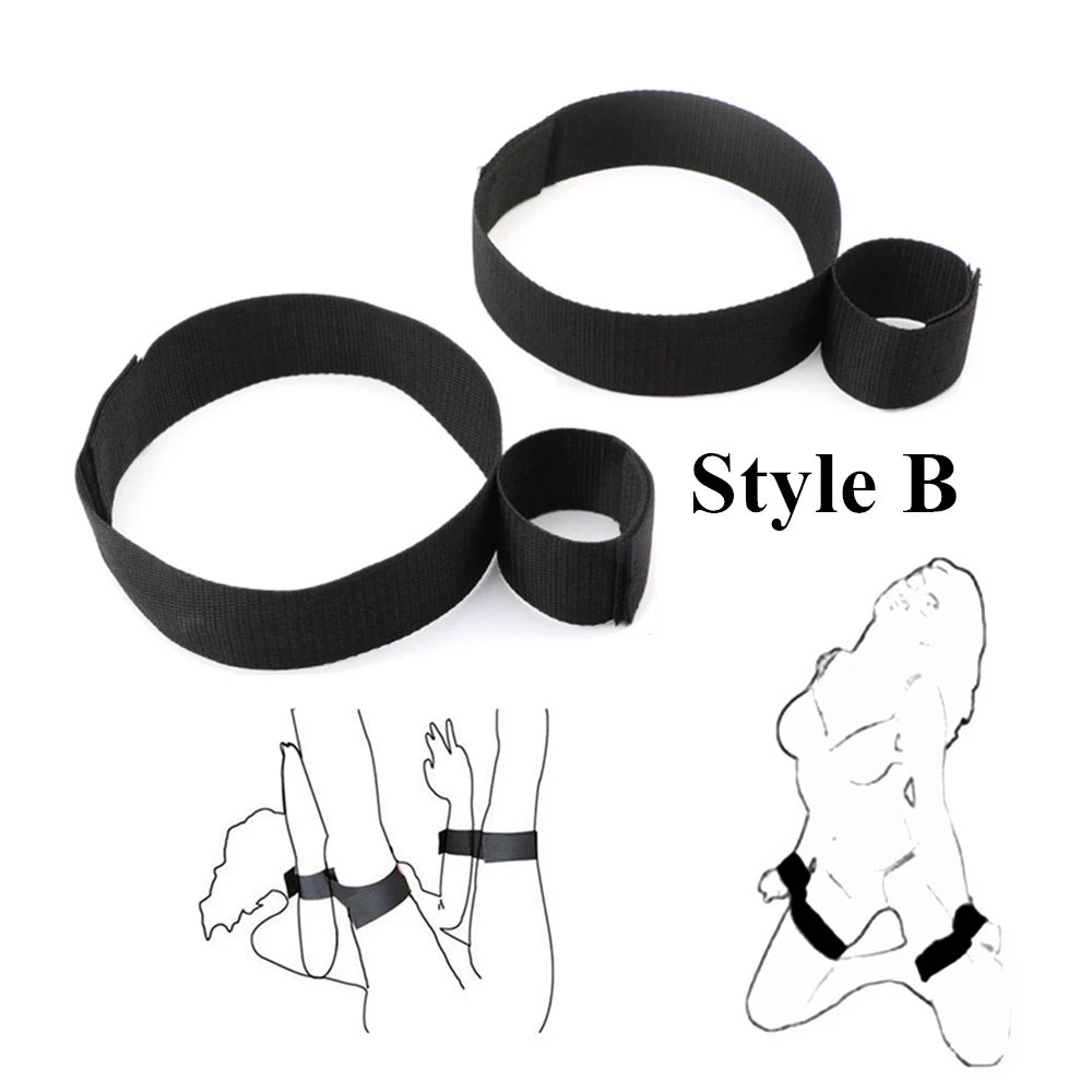 Sex Toys For Woman Couples Handcuffs Set BDSM Bondage Gear Bed Restraints Rope Strap Adult Game Goods Wrists & Ankle Cuffs - Image 7