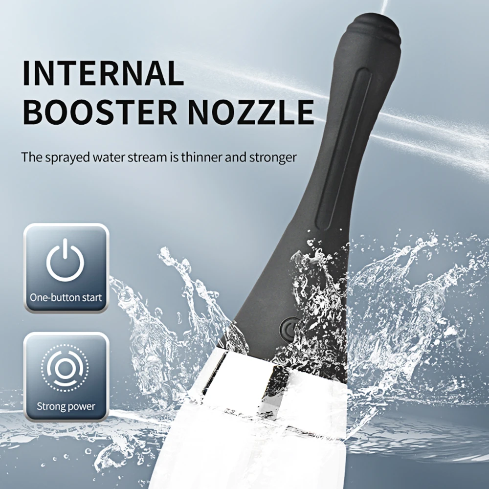 Fully Automatic Enema Cleaning Container Vagina Anal Cleaner Douche Bulb Design Silicone Health Wash Tool Sex Toys for Women Men - Image 3