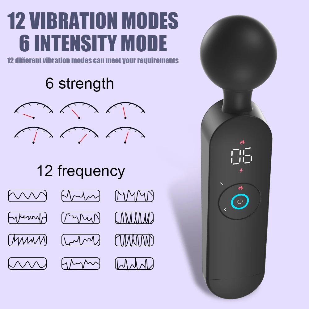 Smart AV Magic Wand Vibrator High Frequency Fast Scream Orgasm G Spot Clit Stimulator Nipple Massager Adults Sex Toys for Women - Image 2