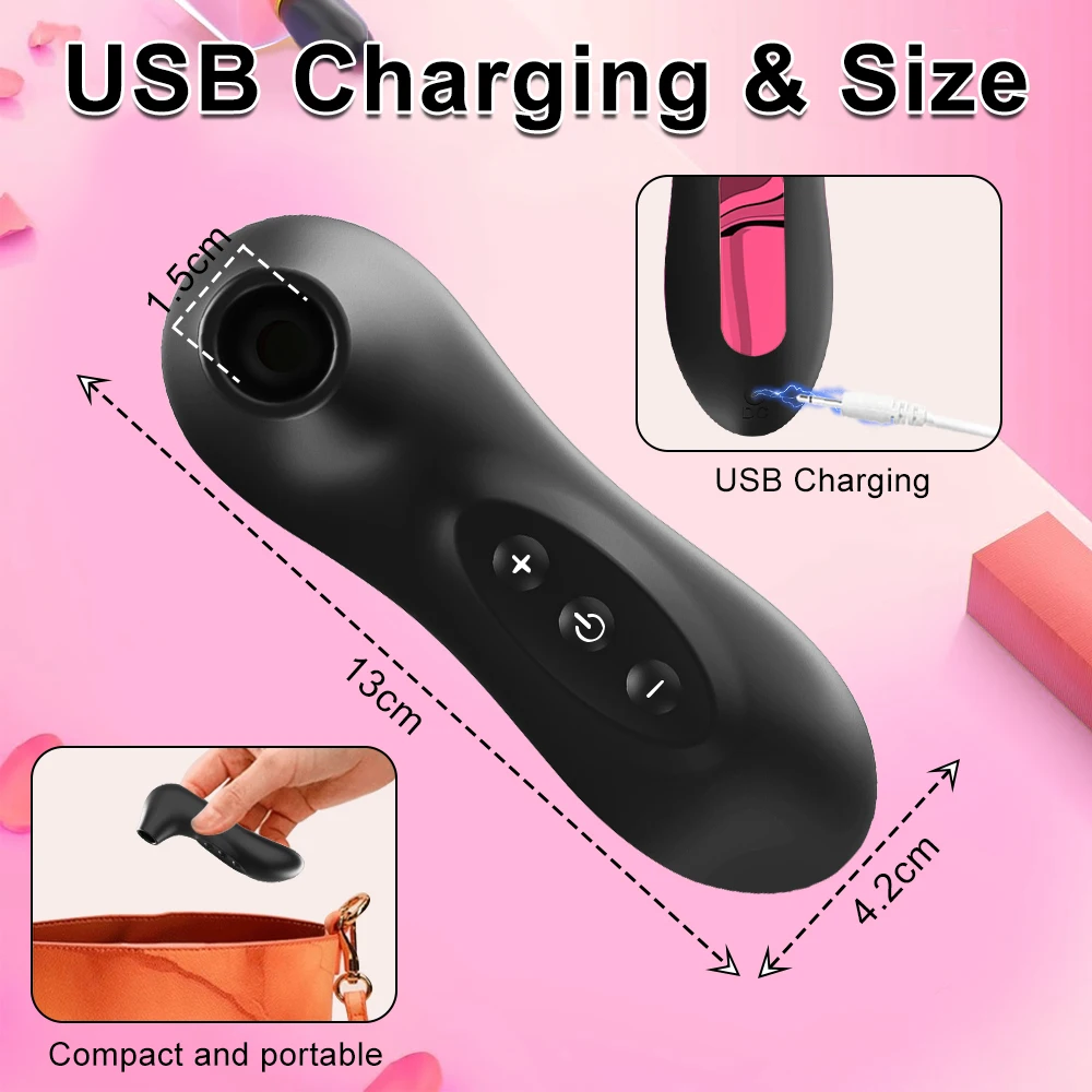 Powerful Sucking Vibrator Nipple Clitoris Stimulator Massager 10 Mode Oral Blowjob Vacuum Sex Toys Adults Goods for Women - Image 4