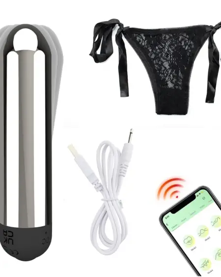 App Control Bullet Vibrator with Adjustable Size Wearable Panties 10 Vibrating Clitoral Stimulator Sex Toys for Women Couples