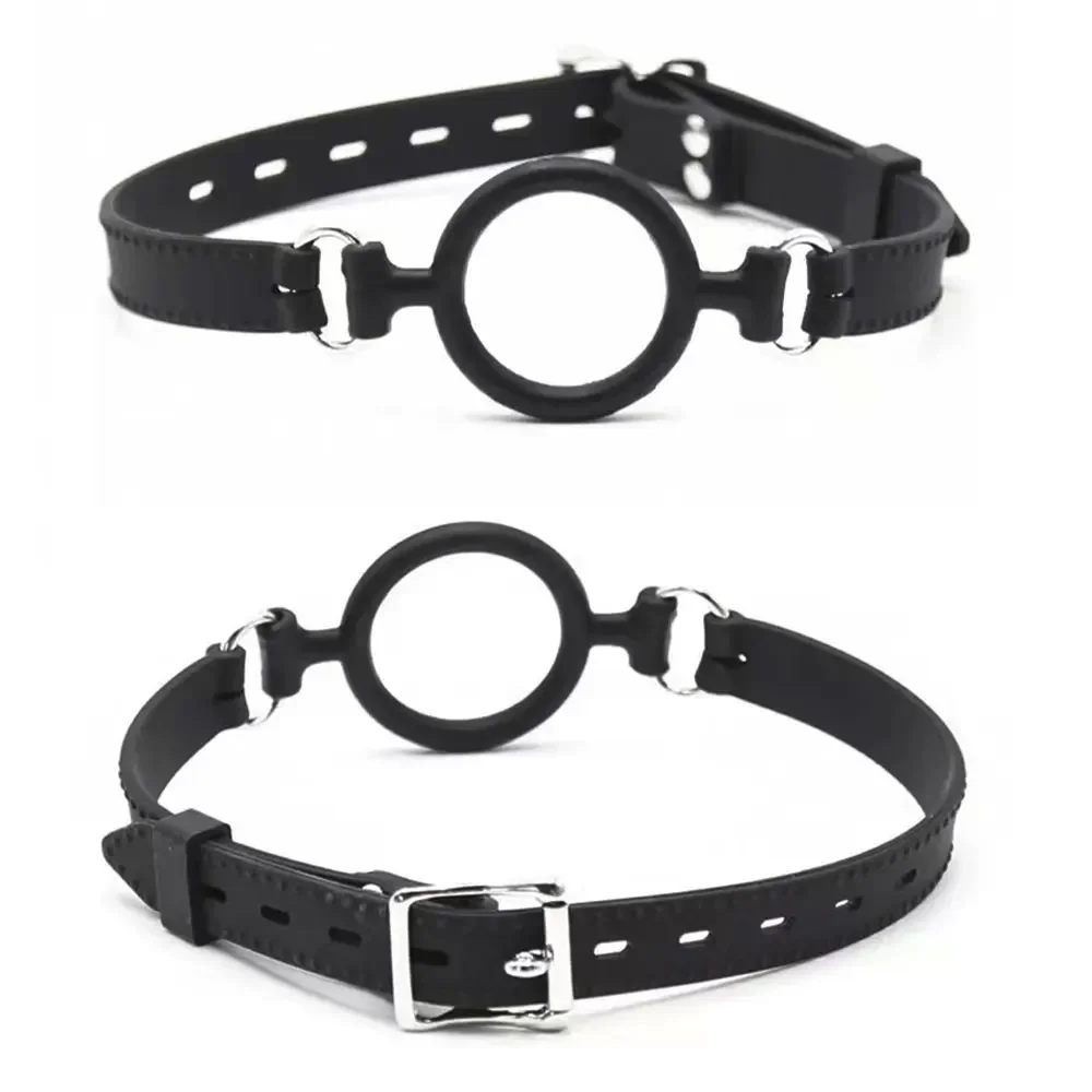 Silicone Oral Sex Ring Open Mouth Gag Flirting Bondage Balls Adult Game Erotic Toys BDSM Restraints Sex Toys For Couples - Image 4