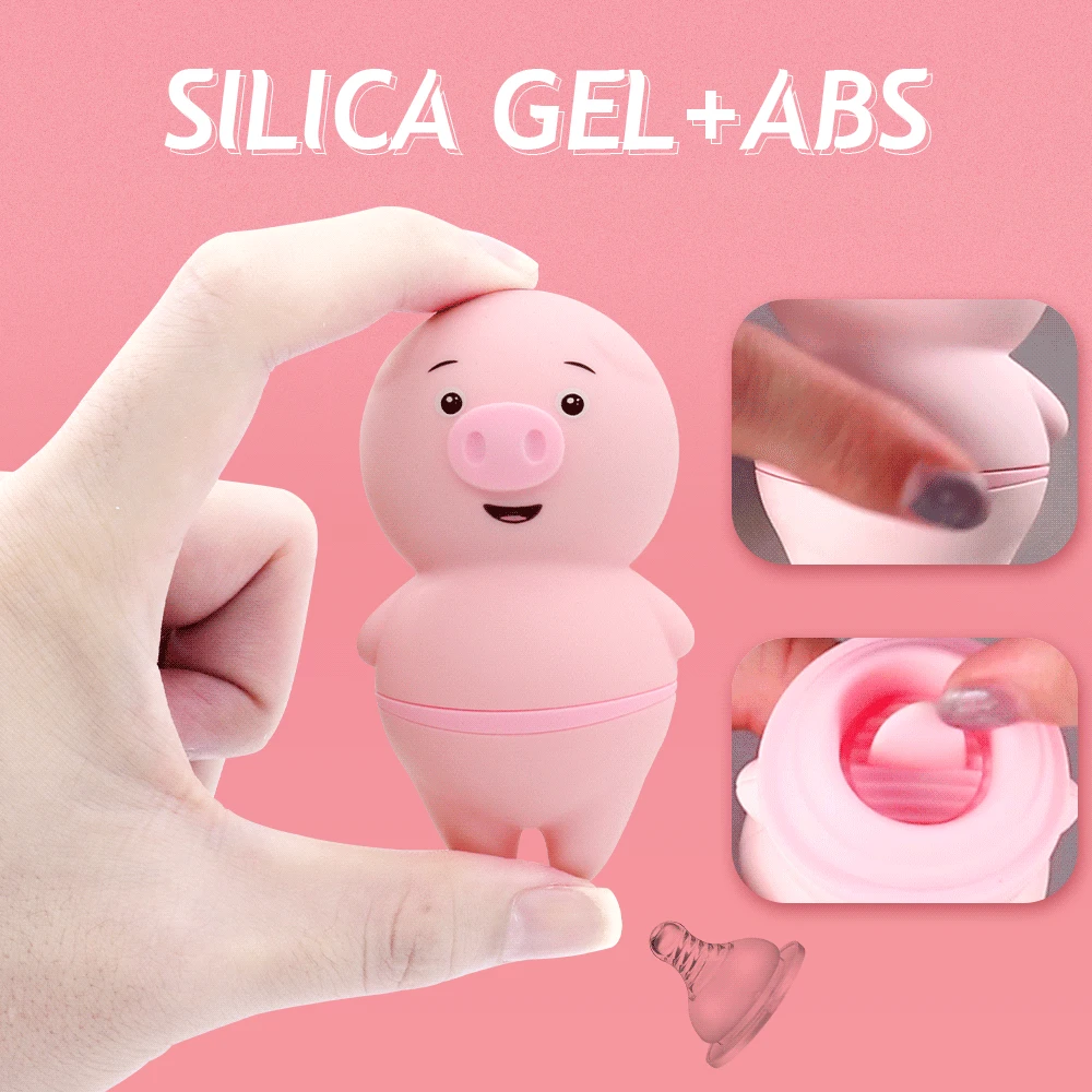 Sexy Pig Clitoris Licking Sucking Vibrator for Woman Clit Nipple Sucker Massager Blowjob Fast Orgasm Sex Toys Adult Erotic Goods - Image 3