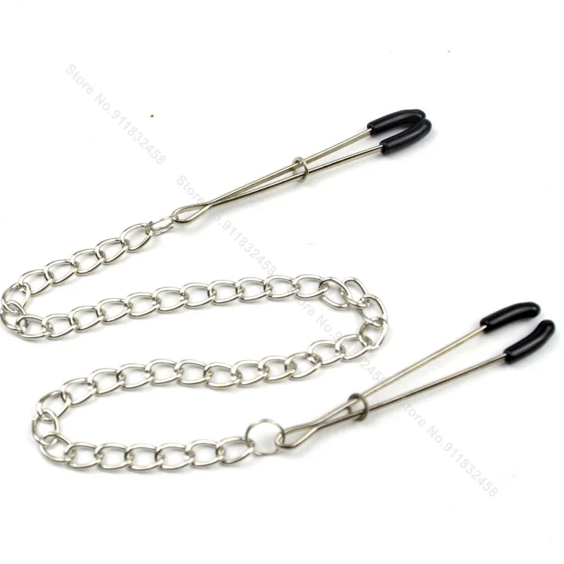 Sexy flirt Nipple Clamps Labia Breast Nipple Clamps With Chain Clips Slave Bdsm Fetish Erotic Toys Sex Tool For women Adult Game - Image 26