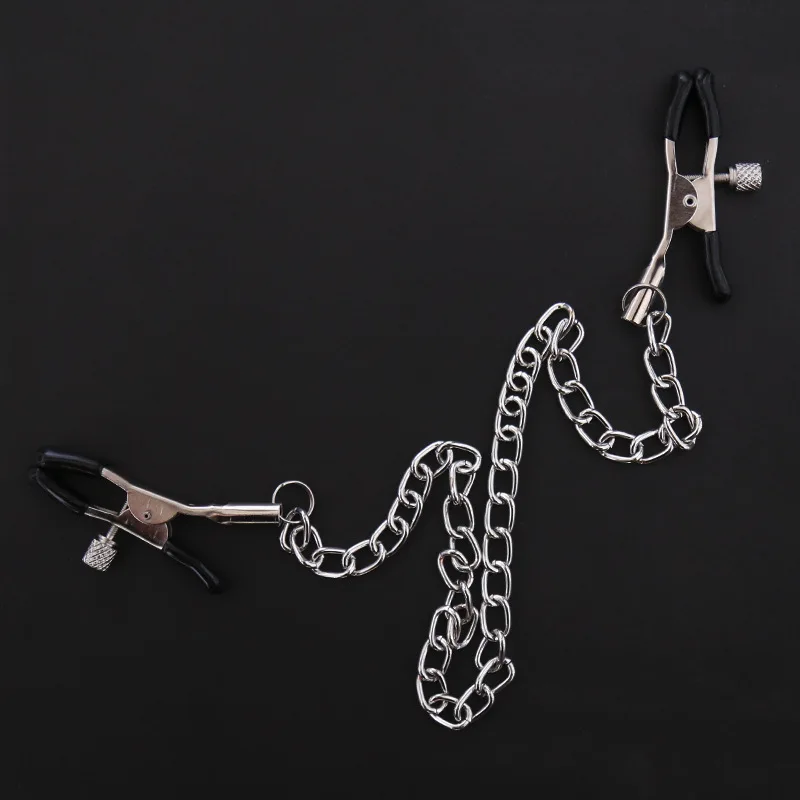 No Vibrator Nipple Clamp With Chain Nipple Clips BDSM Fetish Clamps Bondage Adult Games Couples Sex Toys For Women Products 18 - Image 6