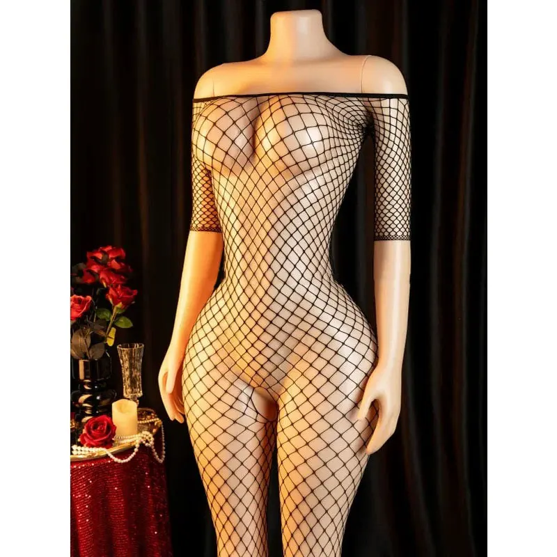 Exotic Body Stockings Crotchless Sex Costumes Adult Bondage Toys Erotic Women Open Pantyhose Porn Transparent Bra Sexy Lingerie - Image 8