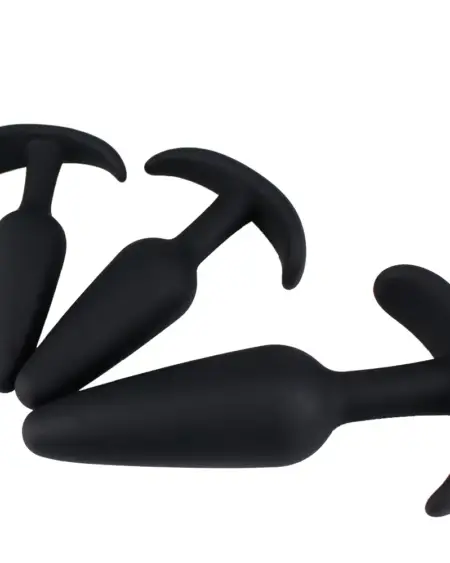 100% Safe Silicone Dildo Butt Plug Anal Plugs Unisex Sexy Stopper 3 Different Size Adult Sex Toys for Men/Women Trainer Massager