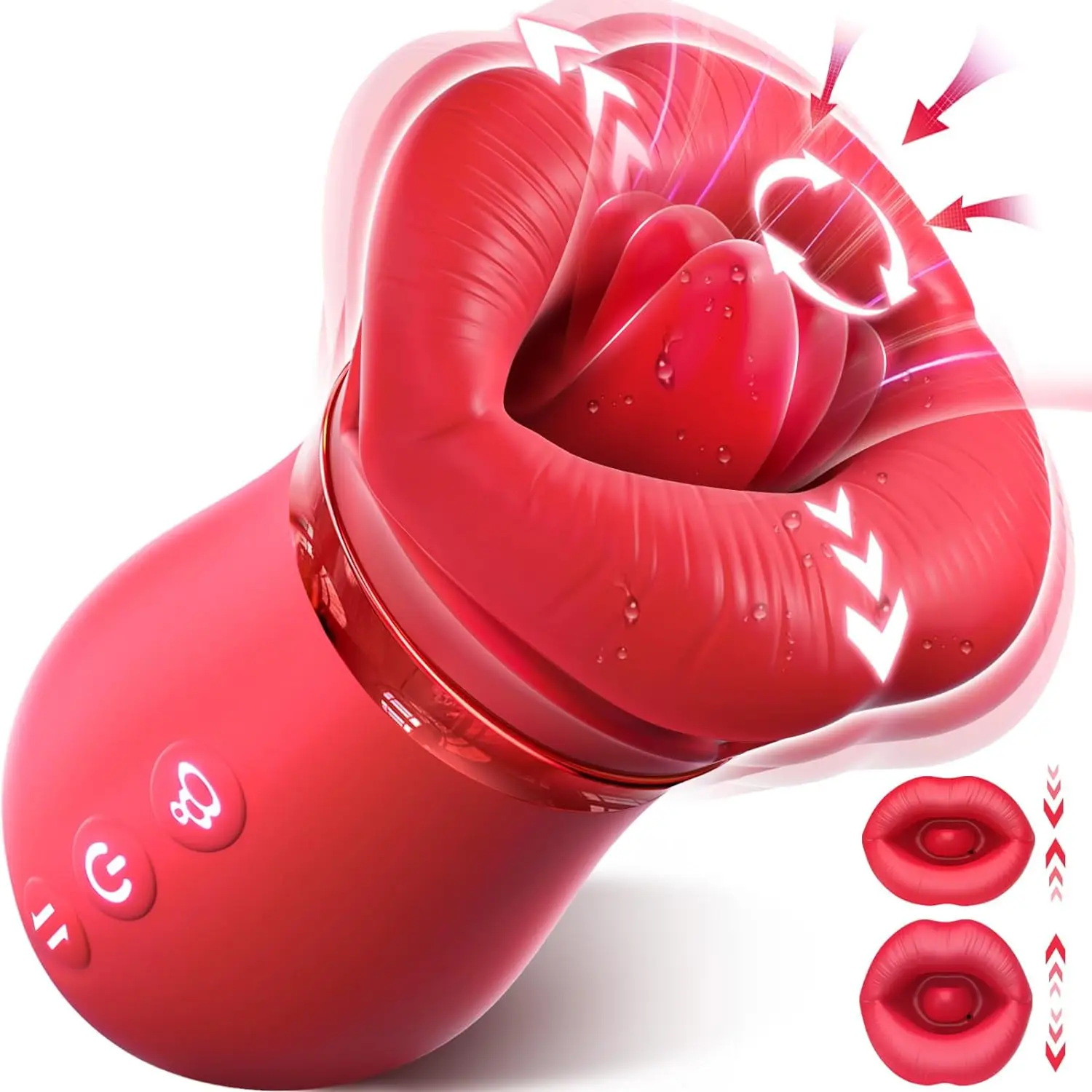Mouth Sucking Vibrator 10 Tongue Licking Rose Toy Anal Clit Nipple Stimulator Female Couples Sex Toys for Women Adult Sex Games - Image 10