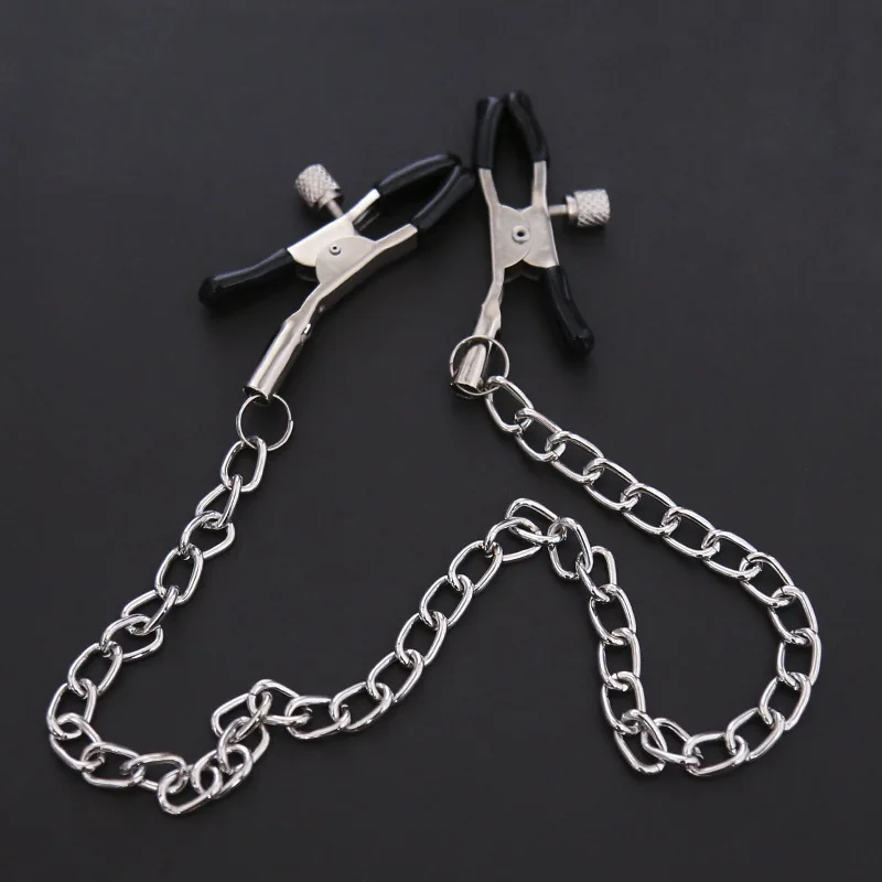 No Vibrator Nipple Clamp With Chain Nipple Clips BDSM Fetish Clamps Bondage Adult Games Couples Sex Toys For Women Products 18 - Image 5