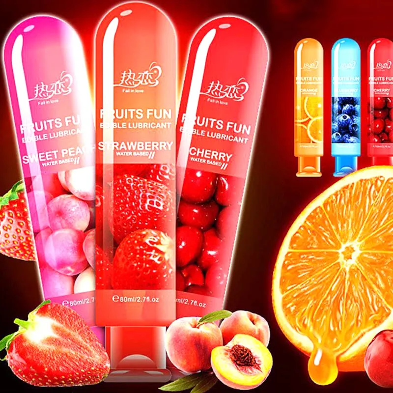 Fruity Lubricant Strawberry Flavor Lubricant Sex Lube Water Based Lubricant Oral Sex Anal Sex Masturbation Vagina Orgasm Gel - Image 2