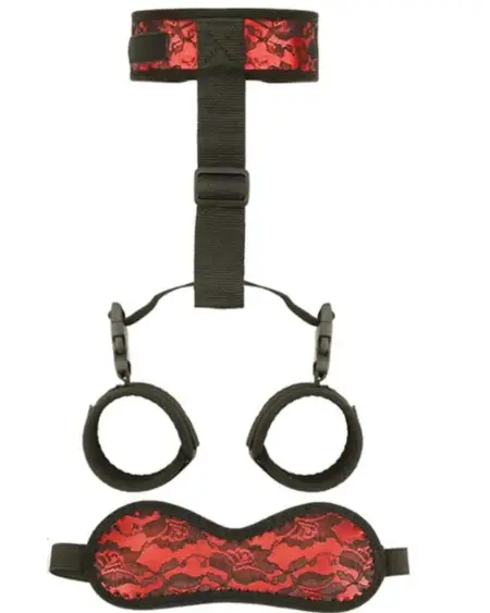 Adjustable Handcuffs And Blindfold Adult Sex Toys For Women Couples Collar Erotic Bdsm Bondage Set No Vibrator Games Sex Shop