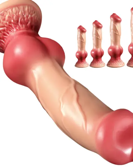 Dog Dildo Animal Anal Plug Anus Stimulator Man Women Sex Toy Big Animal Penis Butt Plug Suction Cup Prostate Massage Female Toy