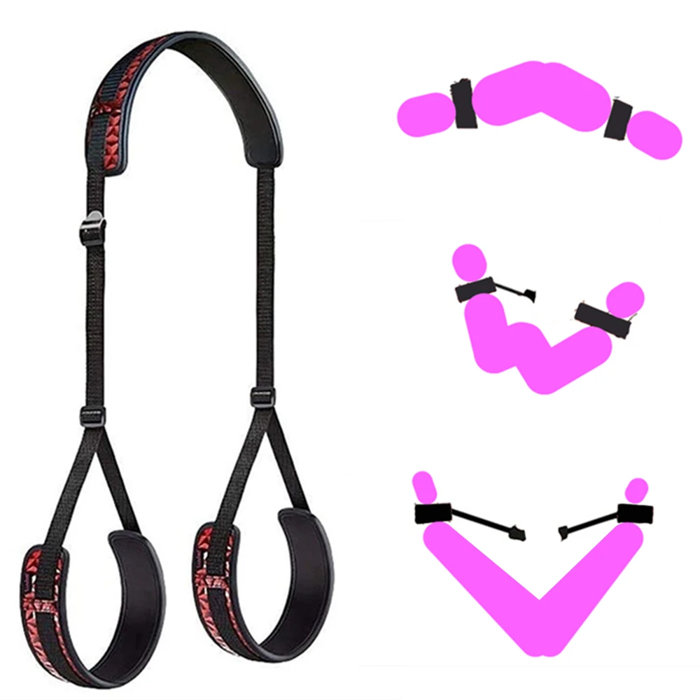 SM Thigh Restraint Sling Legs Binding Adult Sex Products Sex Swing Bondage Set Slave Fetish Toy for Women Couple Sex Shop Couple - Image 4