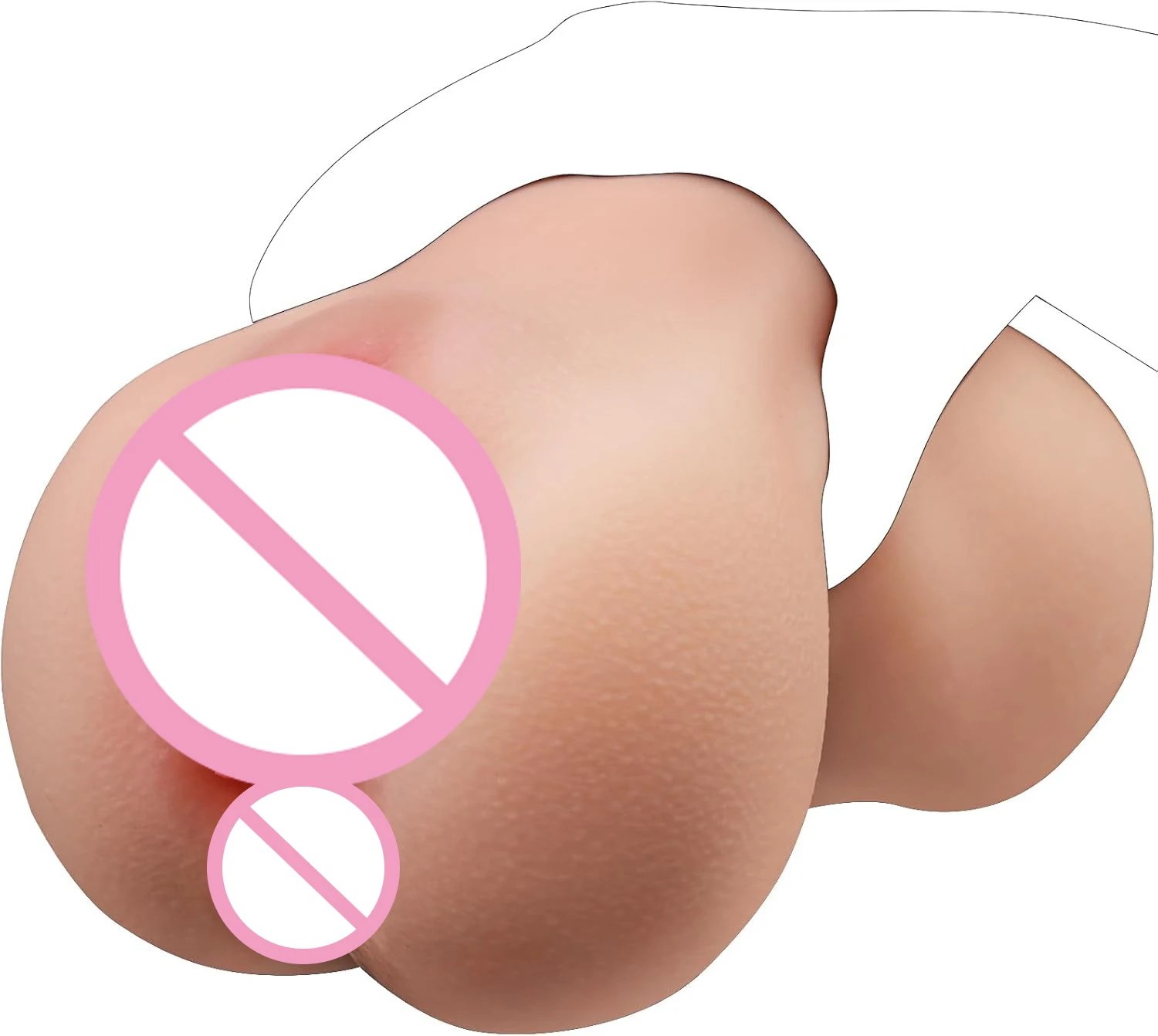 Male Masturbator Cup 2 IN 1 Pocket Pussy Erotic Sex Toys Artificial Anal Vagina 3D Realistic Rubber Vagina Adult Toys for Men - Image 2