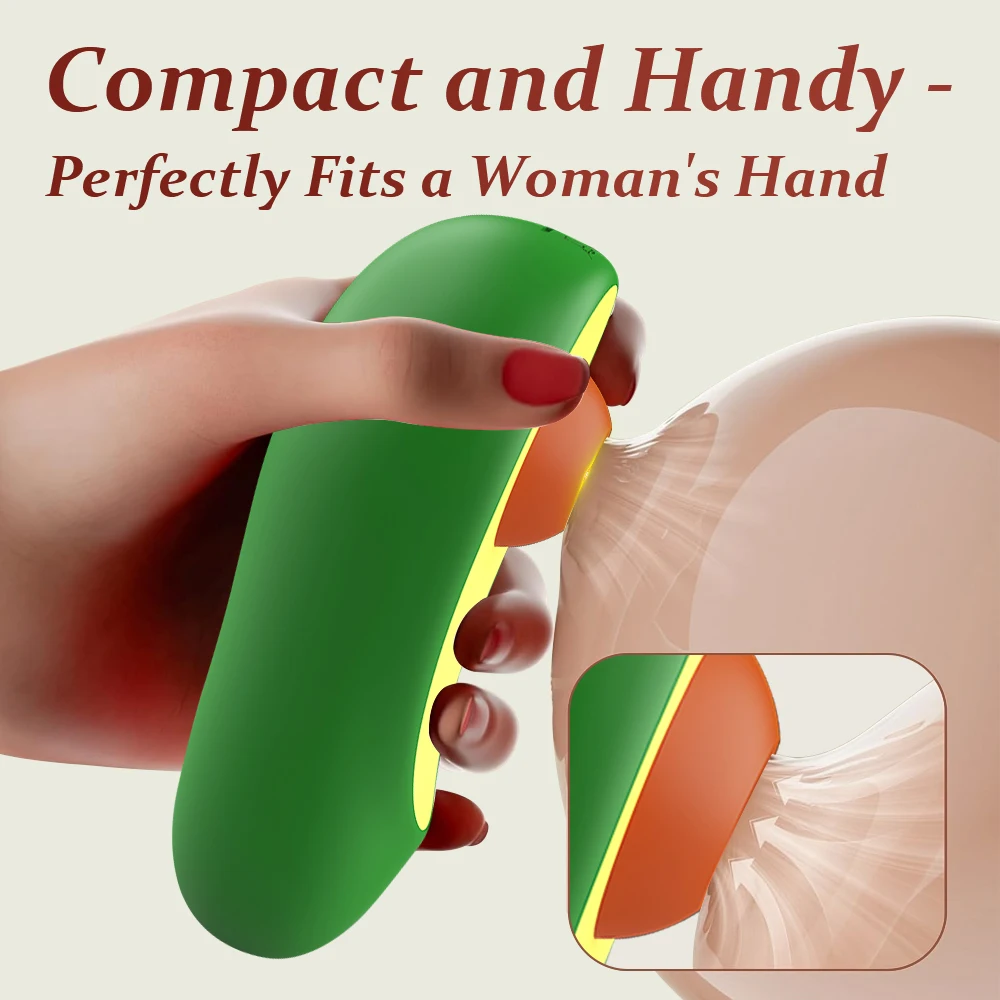Powerful Sucking Avocado Vibrators Female Nipple Clitoris Stimulator Oral Blowjob Vacuum Female Sex Toy for Adult 18 - Image 6