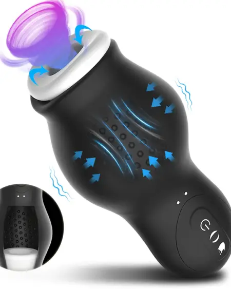 Swallowing Automatic Male Masturbator Cup Powerful Sucking Vibrating Penis Stimulation Oral Sex Toys for Men Masturbation Goods