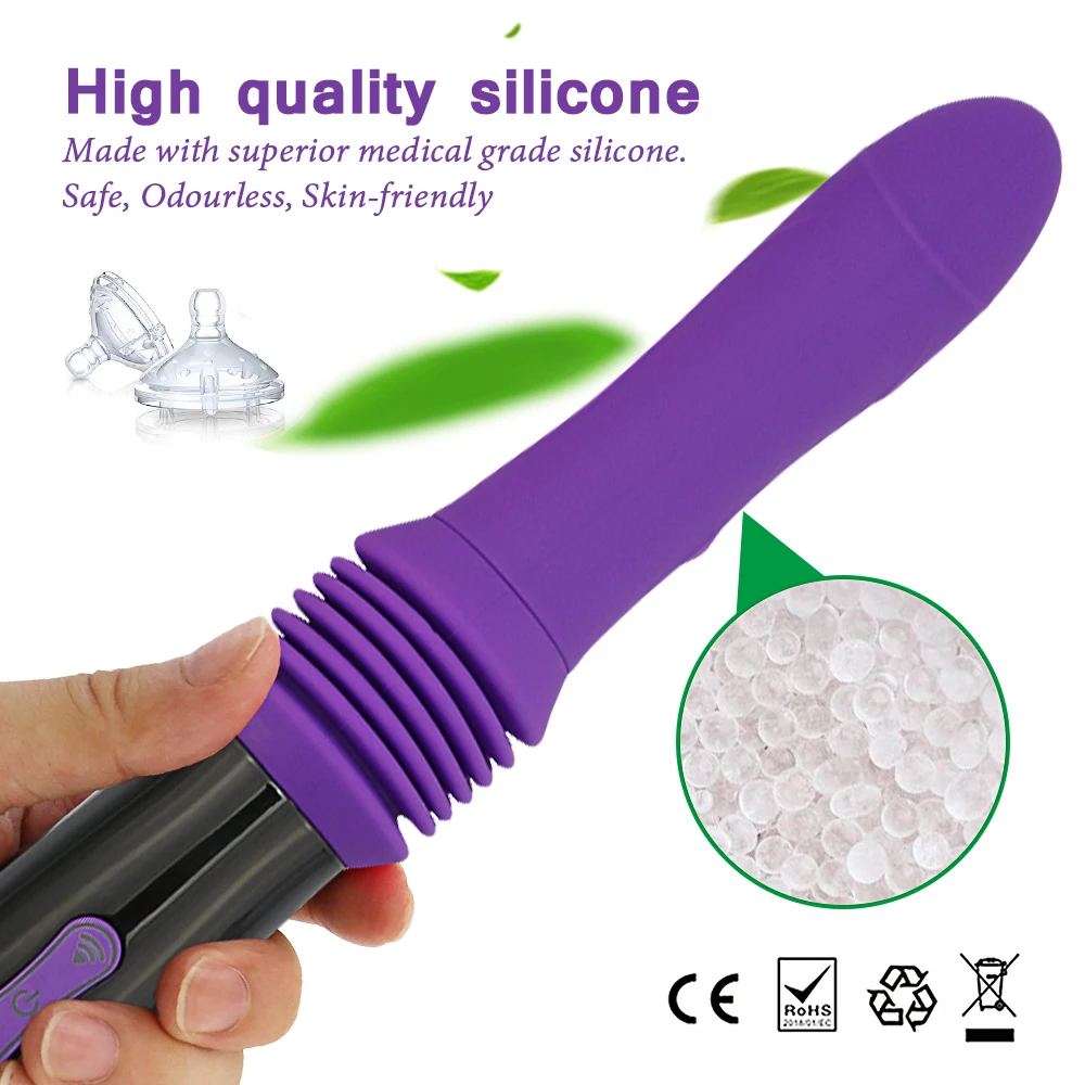 Automatic Thrusting Big Dildo Vibrator Remote Control Vaginal G Spot Massager Retractable Masturbators Adult Sex Toys for Women - Image 3