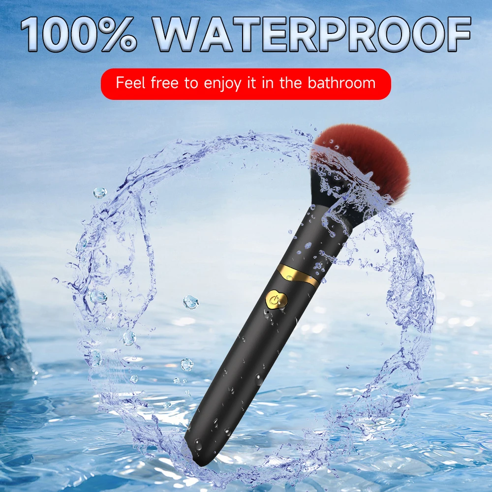 Makeup Brush G Spot Vibrator Sex Toys Powerful Vibrating Vagina Nipple Orgasm Stimulator USB Wireless Charging AV Stick Massager - Image 5