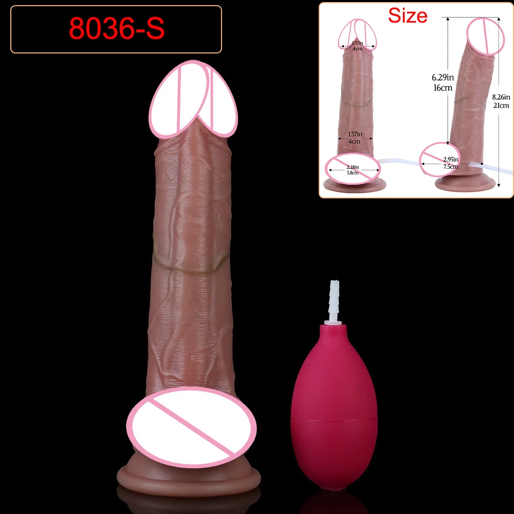 Deep Veins Ultra Squirting Dildo Silicone Skin Touch Long Ejaculating Butt Plug For Men Women G-Spot Stimulate 18+ Sex Toys - Image 19