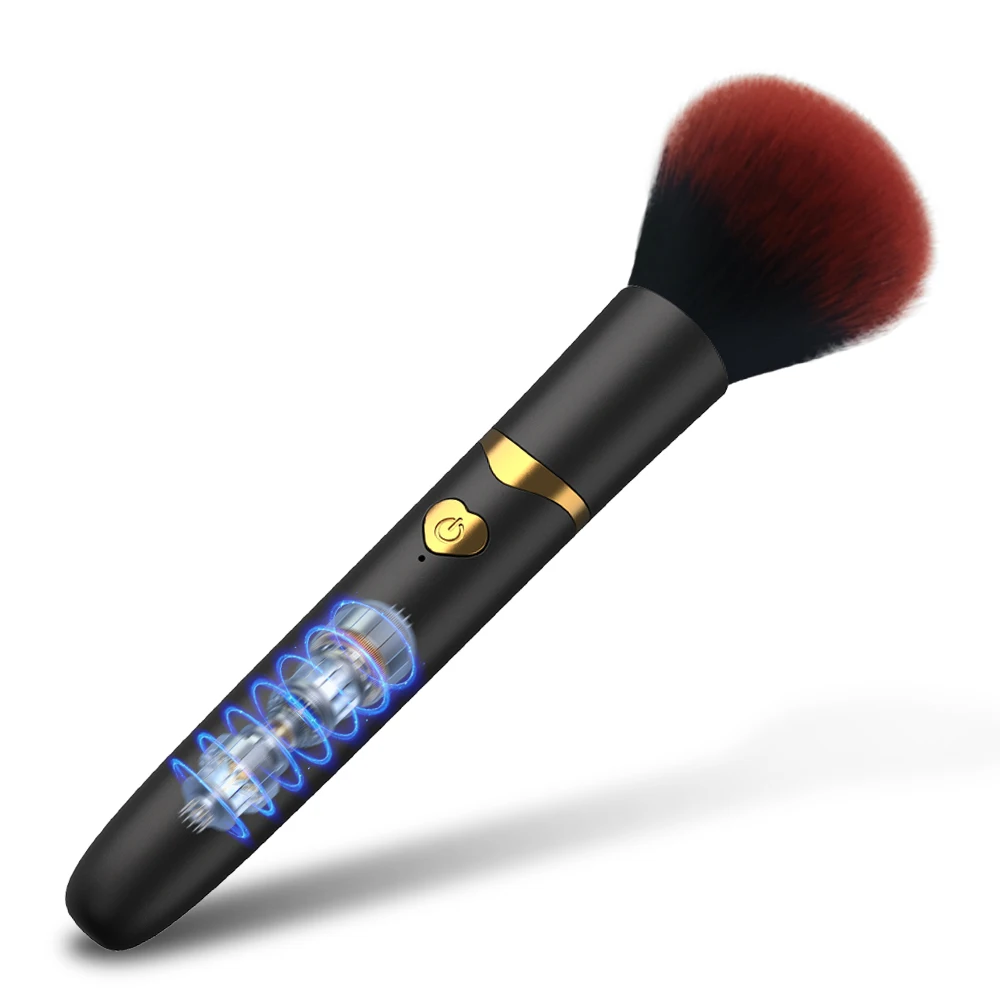 Makeup Brush G Spot Vibrator Sex Toys Powerful Vibrating Vagina Nipple Orgasm Stimulator USB Wireless Charging AV Stick Massager